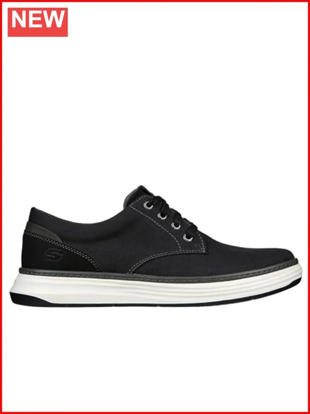 Low Profile Lace Up Canvas Oxfords with Memory Foam